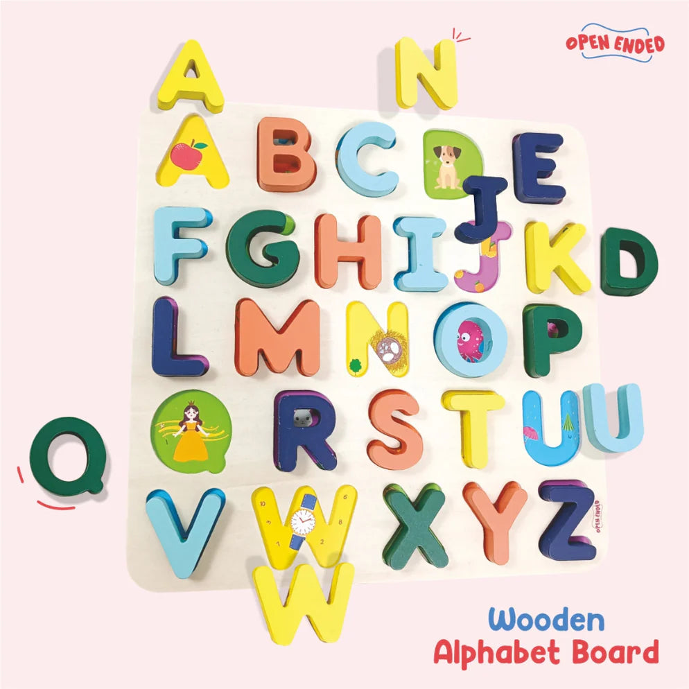 Open Ended 2 in 1 Alphabet Board Puzzle