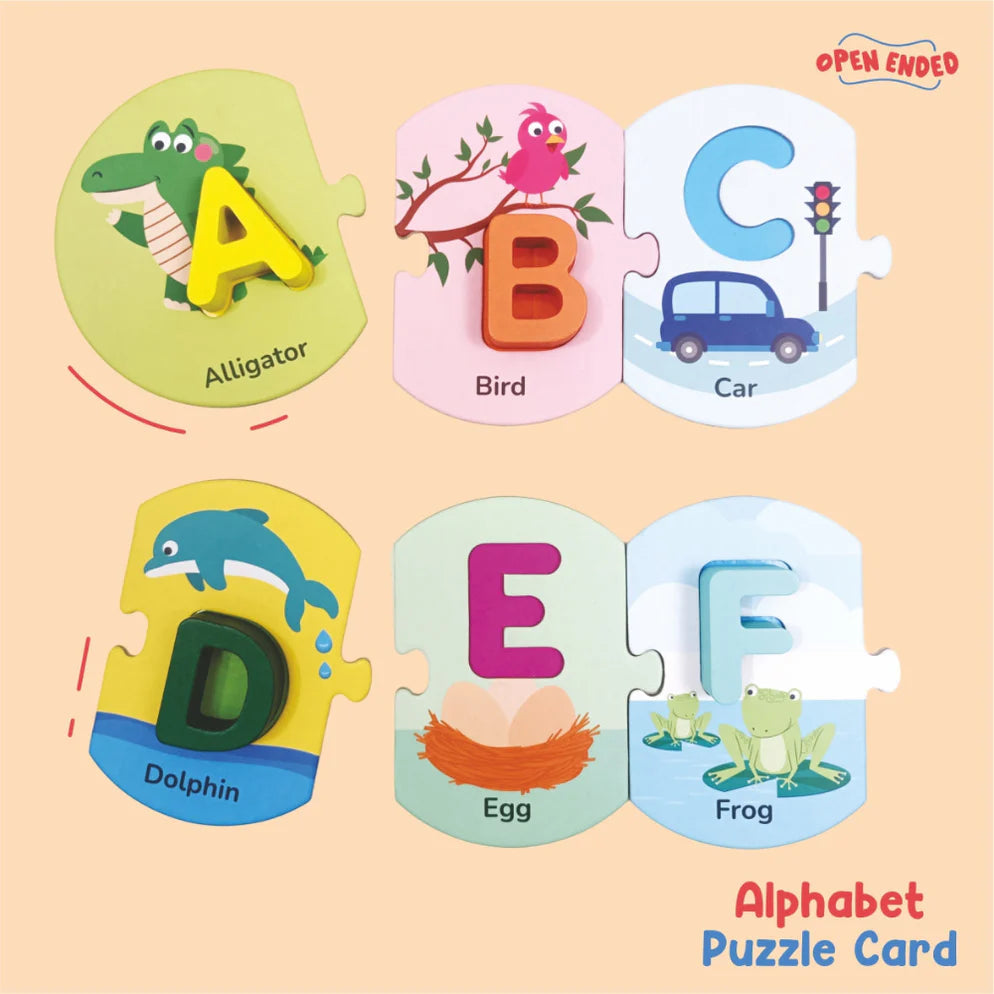 Open Ended 2 in 1 Alphabet Board Puzzle