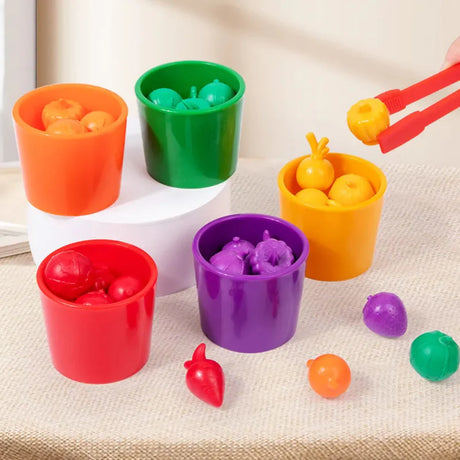 Open Ended Fruit Sorting Cups