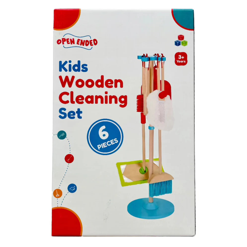 Open Ended Kids Wooden Cleaning Set - Highest quality cleaning Set available in India