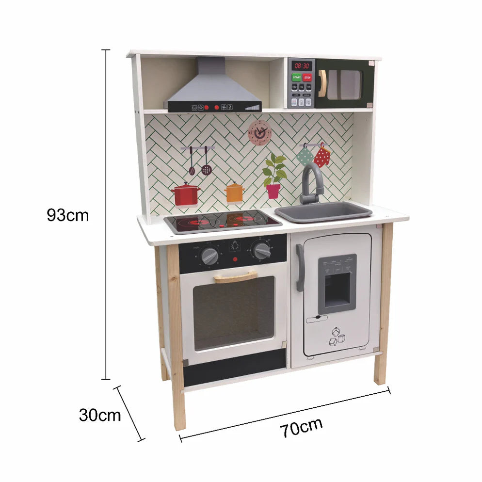 Open Ended Modern Kitchen Set -(12 Accessories included)