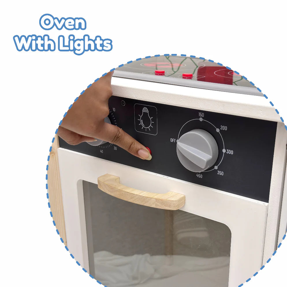 Open Ended Modern Kitchen Set -(12 Accessories included)