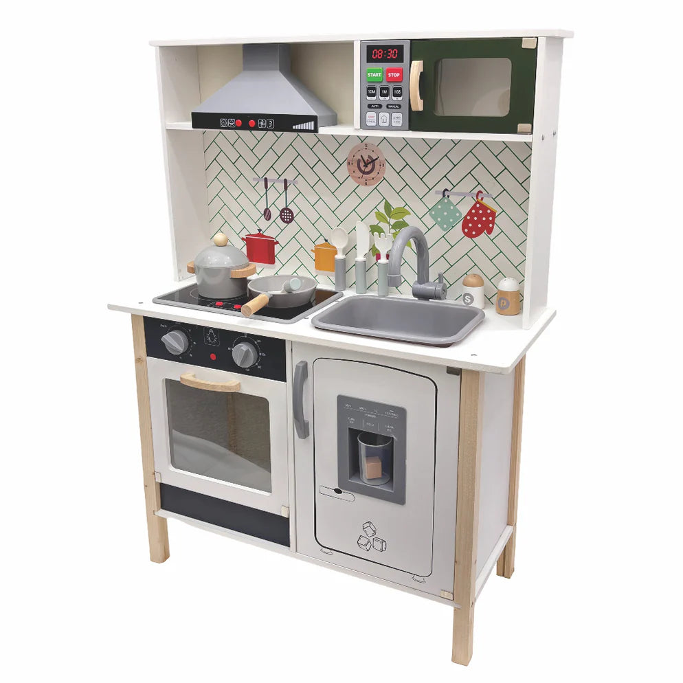 Open Ended Modern Kitchen Set -(12 Accessories included)
