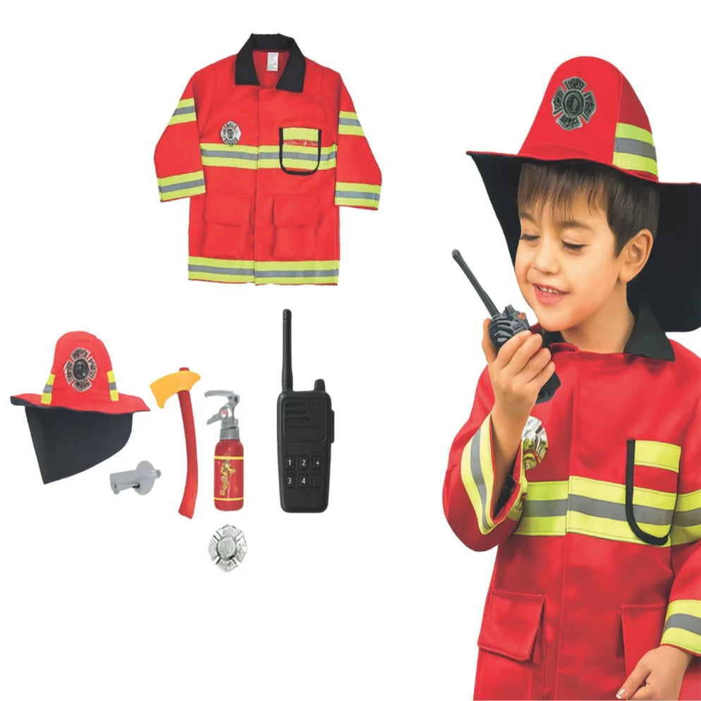 Open Ended Premium Costume Role Play Set - Fireman