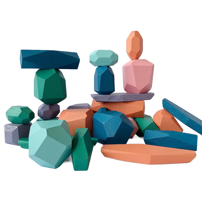 Open Ended Stack It Up - 28 pcs Balancing Stones