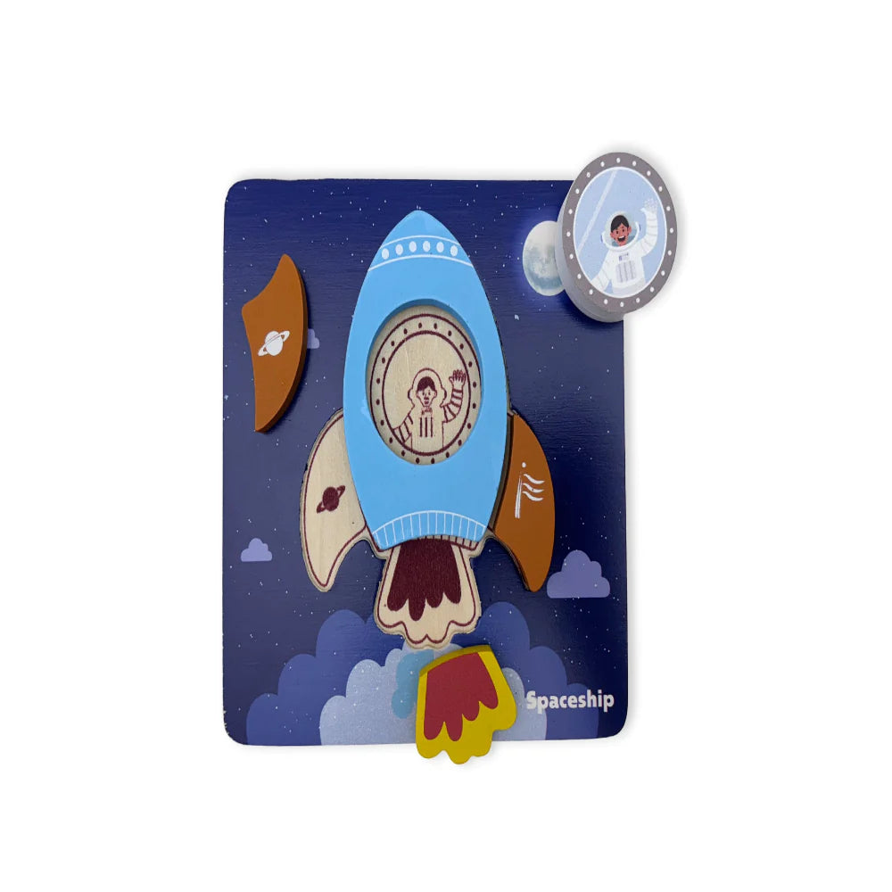 Open Ended Toddler's First 6 In 1 Puzzle -Vehicle (6 puzzles, 32 pcs)