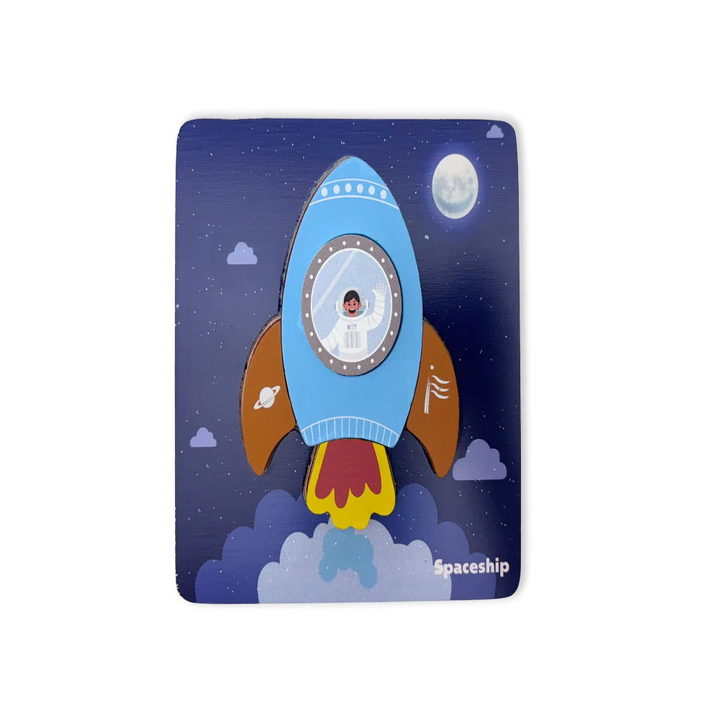 Open Ended Toddler's First 6 In 1 Puzzle -Vehicle (6 puzzles, 32 pcs)