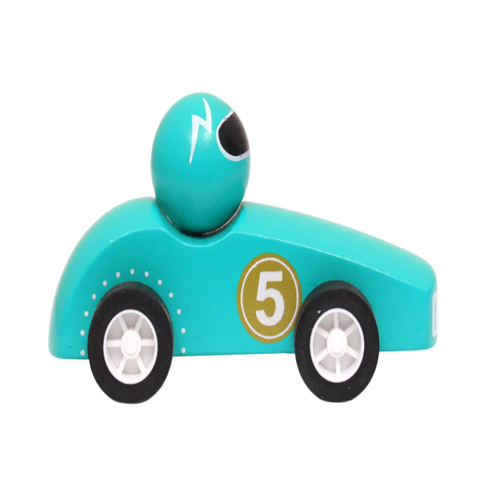 Open Ended Wooden Pull Back Race Car (1 Pc)