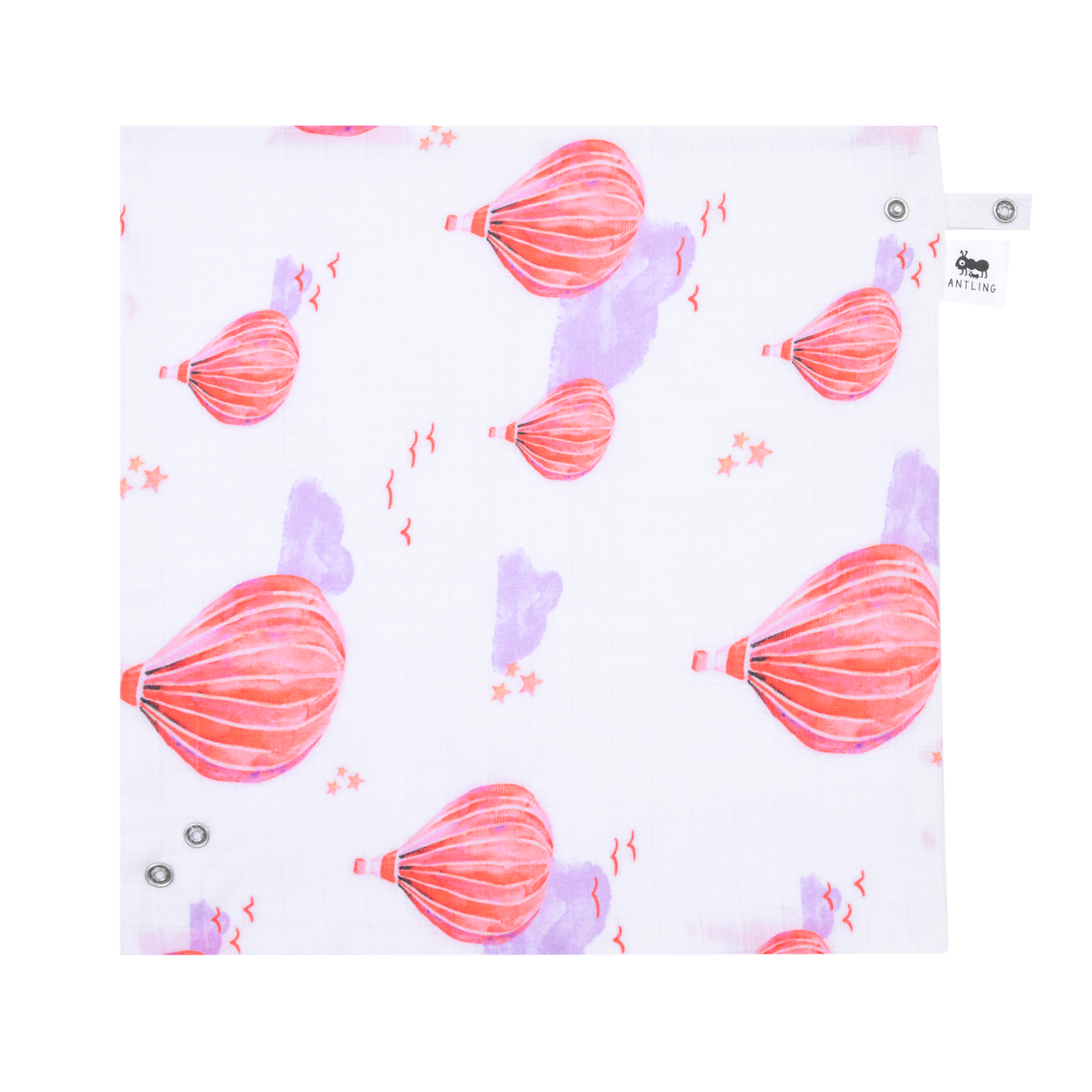 Premium Muslin Bib cum Wash Cloth  (2 layers) - Pack of 4 prints