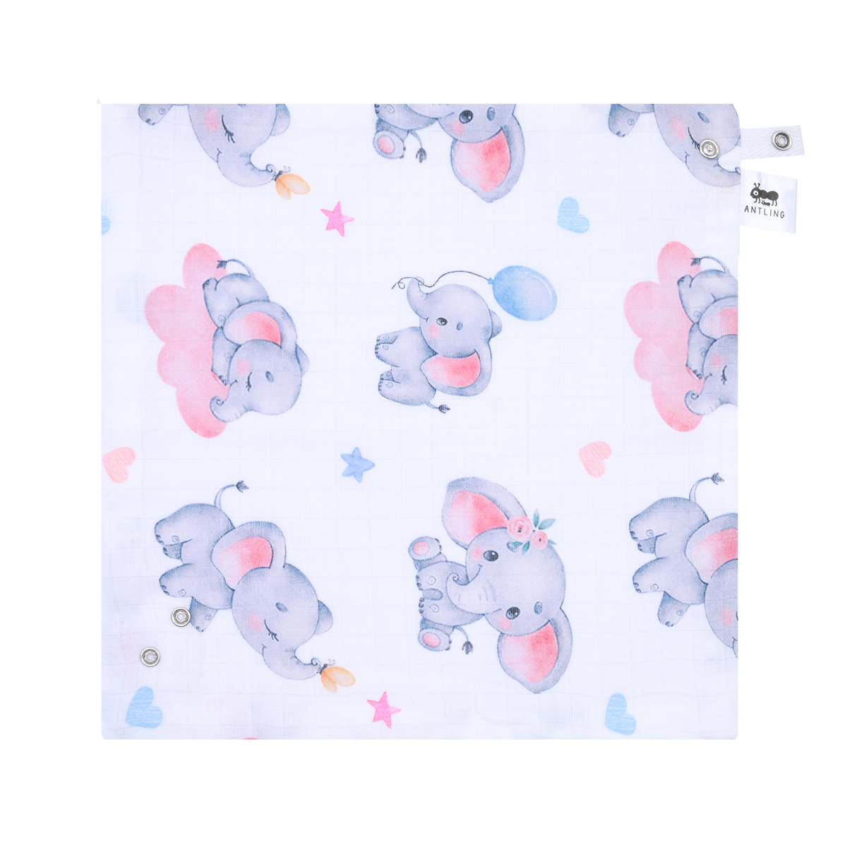 Premium Muslin Bib cum Wash Cloth (2 layers) - Pack of 3 prints