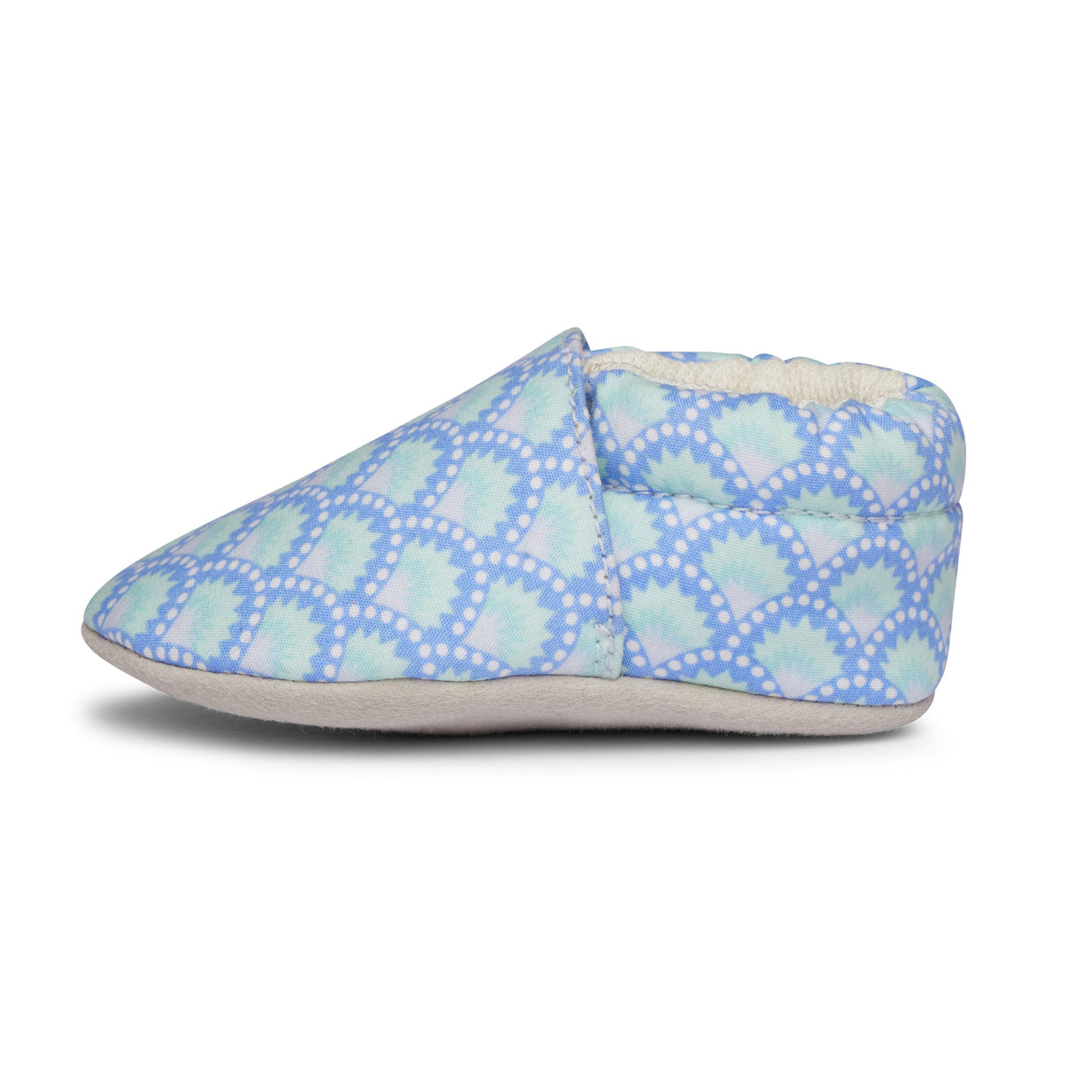 Light Blue Aqua Cotton Baby Shoe