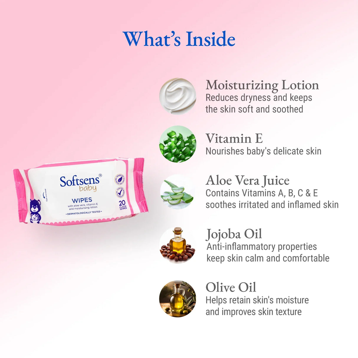 Skin Care Wet Wipes (20 Wipes)