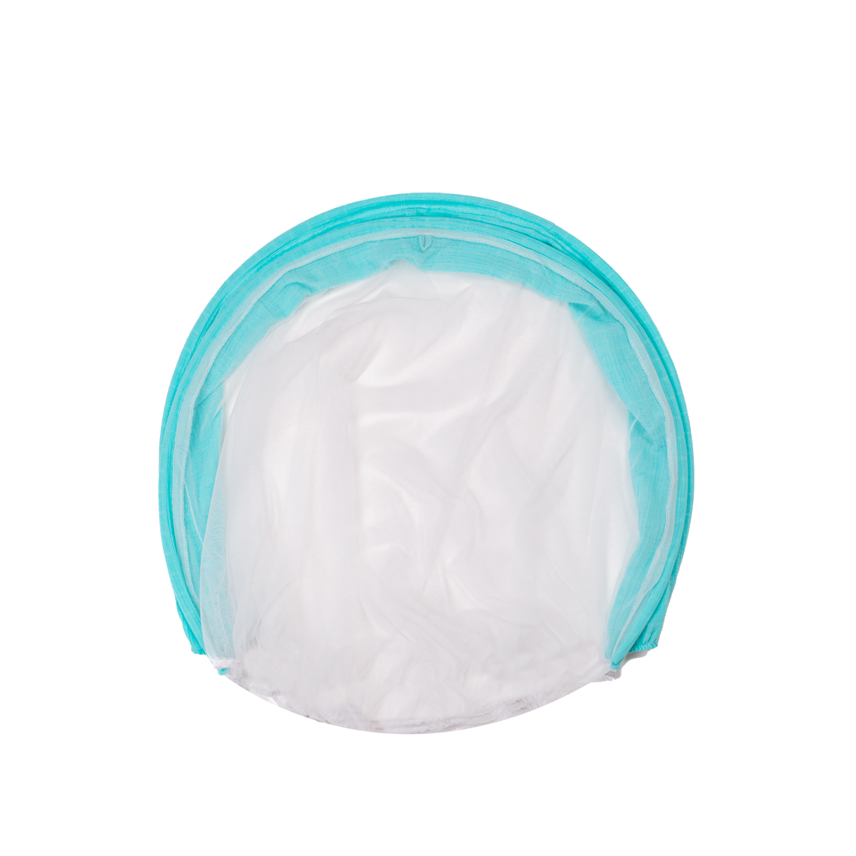 SoftNest - Premium Muslin Baby Nest cum Bed Set - Cyan