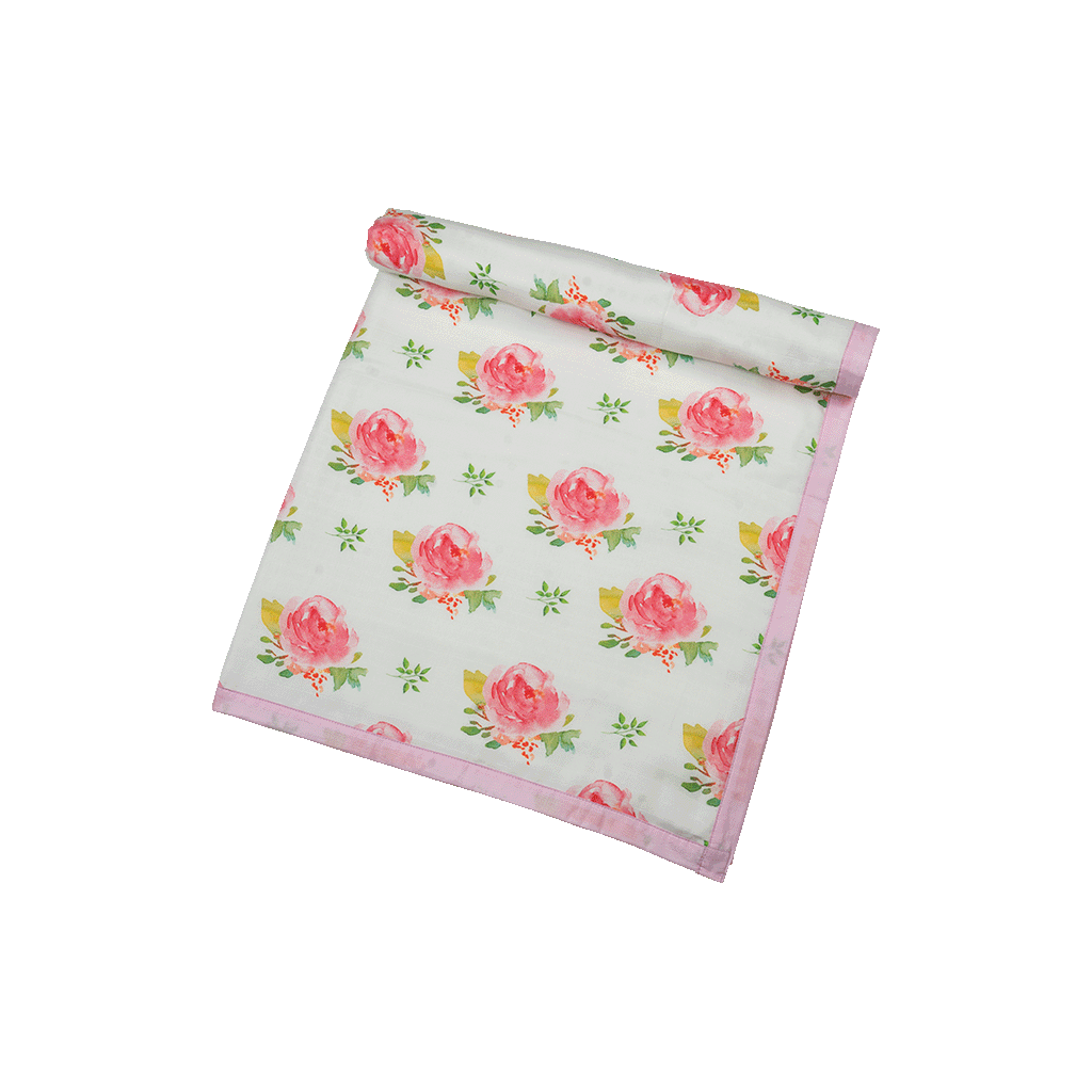 toddler blanket rose garden
