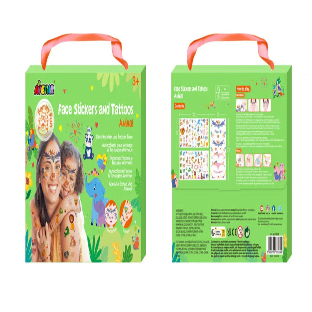 Avenir Face Stickers and Tattoos - Animal