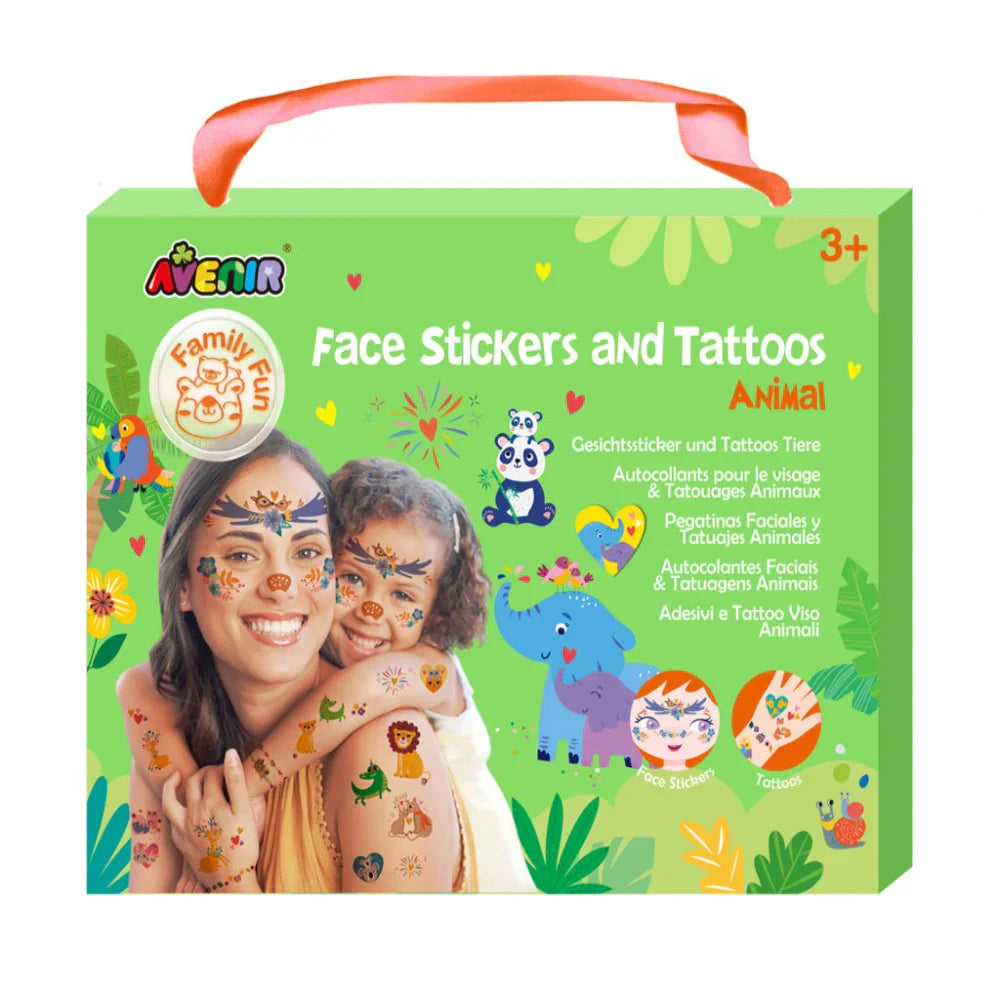 Avenir Face Stickers and Tattoos - Animal