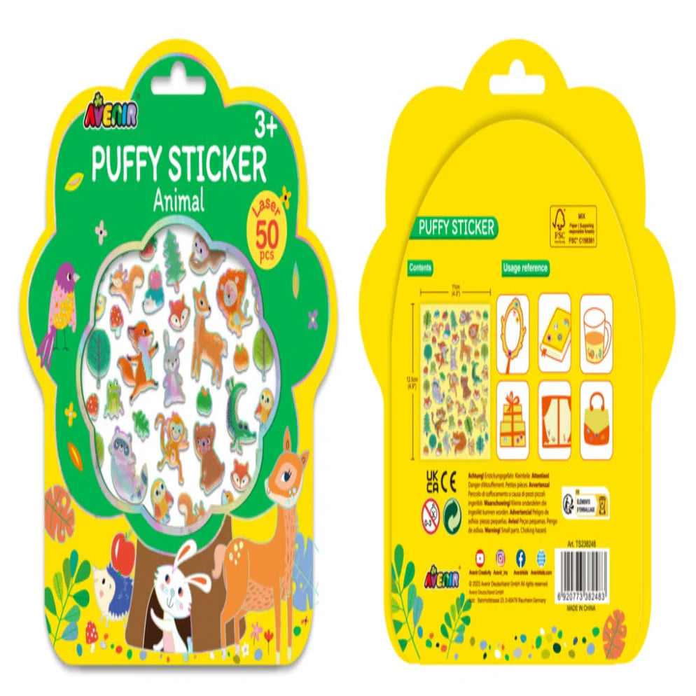 Avenir Puffy Stickers