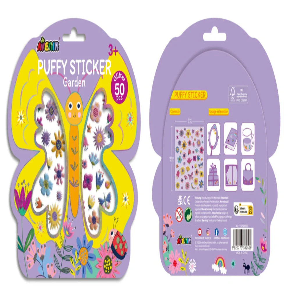 Avenir Puffy Stickers