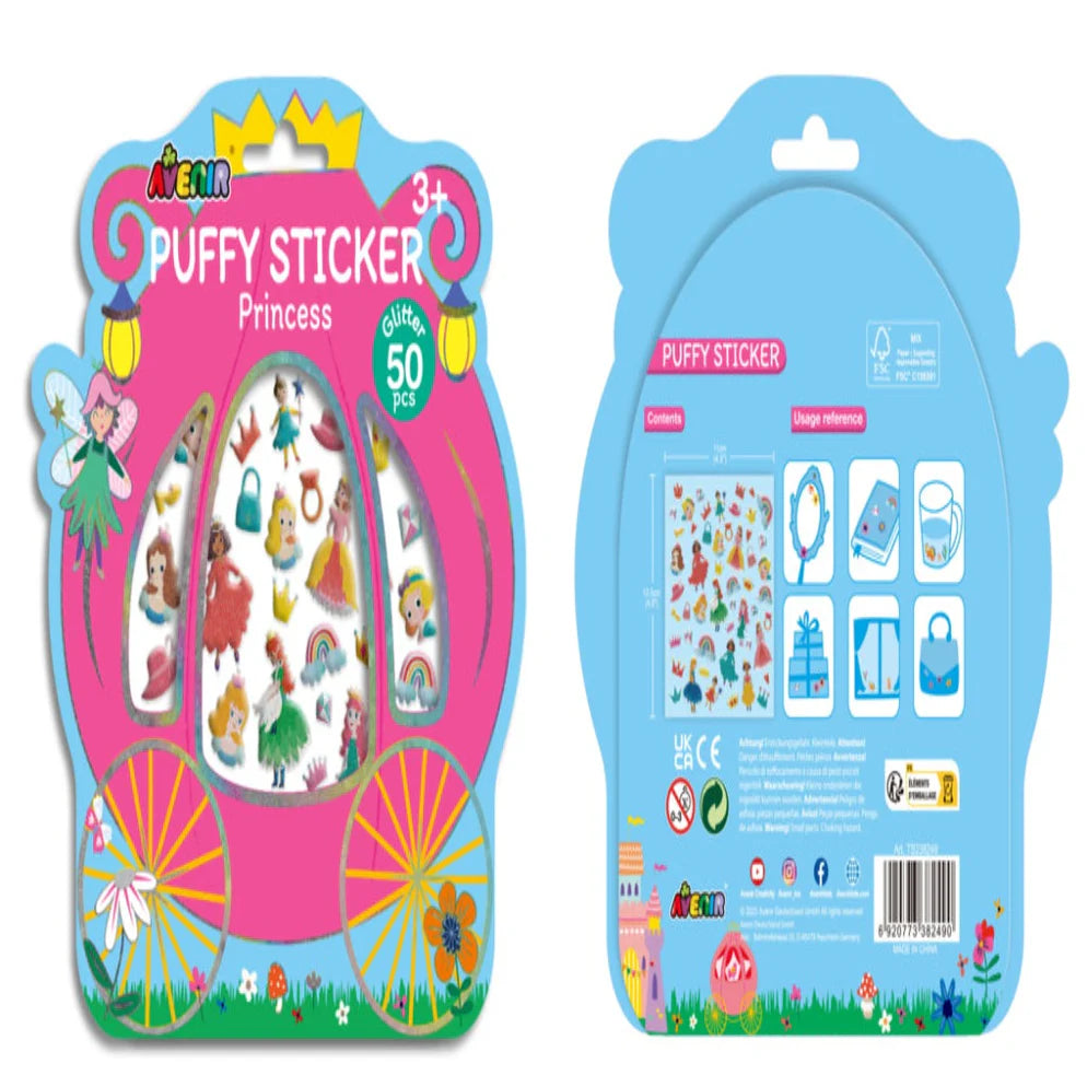 Avenir Puffy Stickers