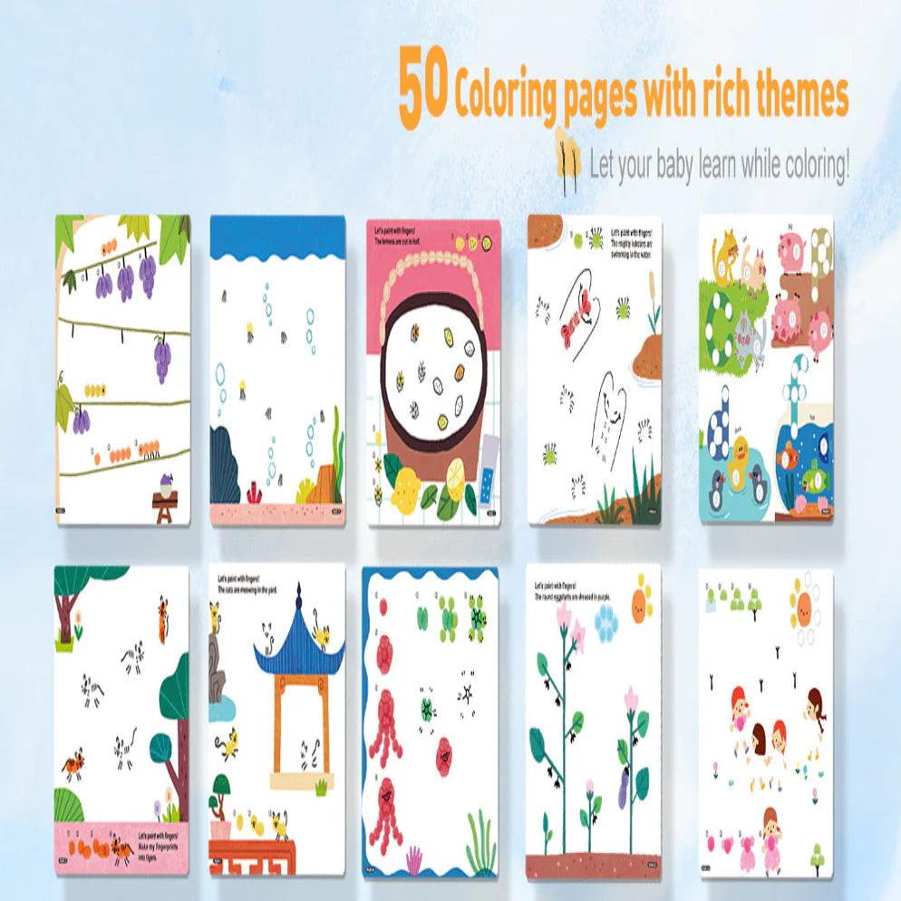 Jar Melo Finger Painting- A Lively Forest Book