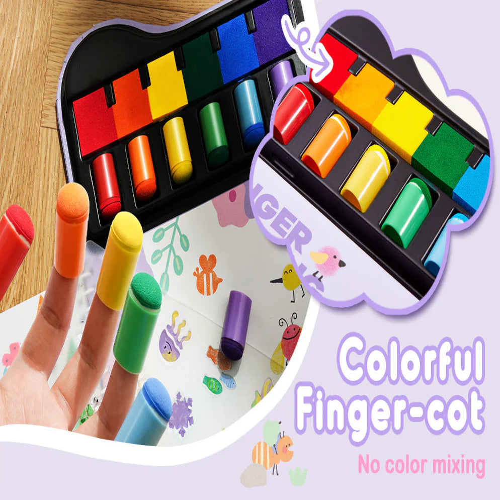 Jar Melo Finger Painting Stamp Fun Book