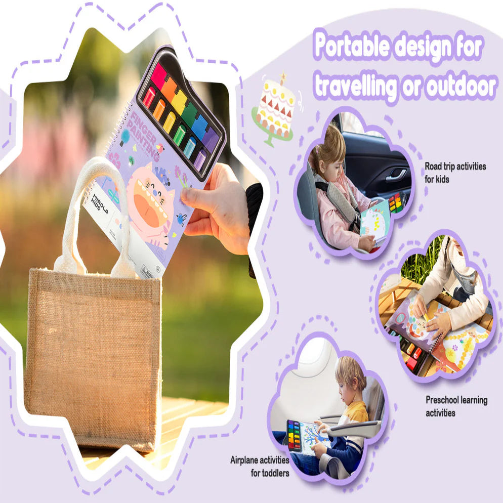 Jar Melo Finger Painting Stamp Fun Book