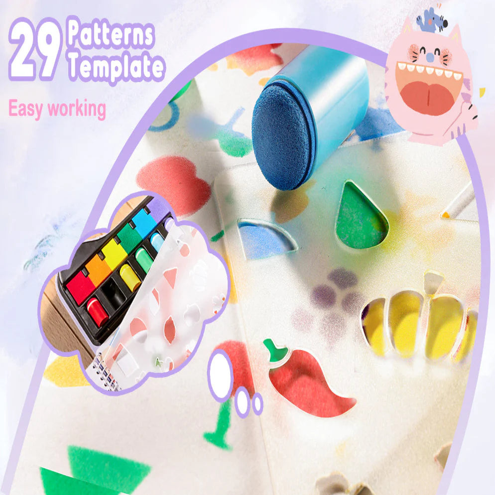 Jar Melo Finger Painting Stamp Fun Book