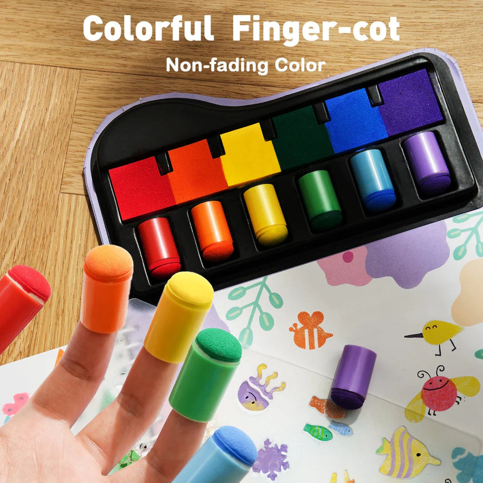 Jar Melo Finger Painting Stamp Fun Book