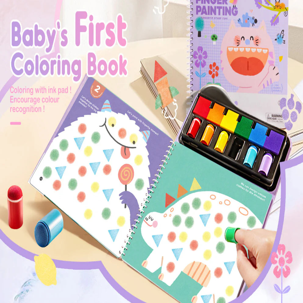 Jar Melo Finger Painting Stamp Fun Book