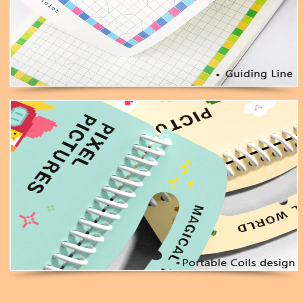 Jar Melo Pixel Pictures Colouring Books