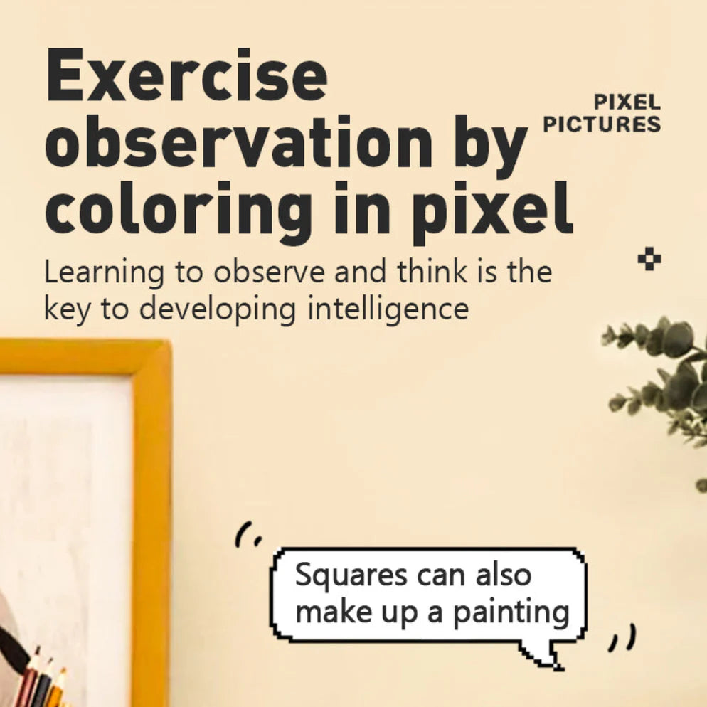 Jar Melo Pixel Pictures Colouring Books