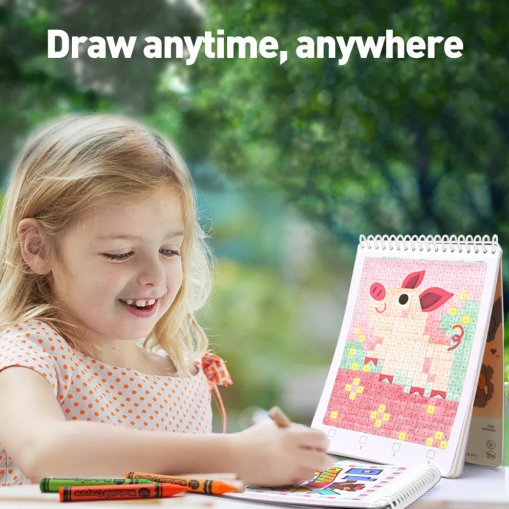 Jar Melo Pixel Pictures Colouring Books