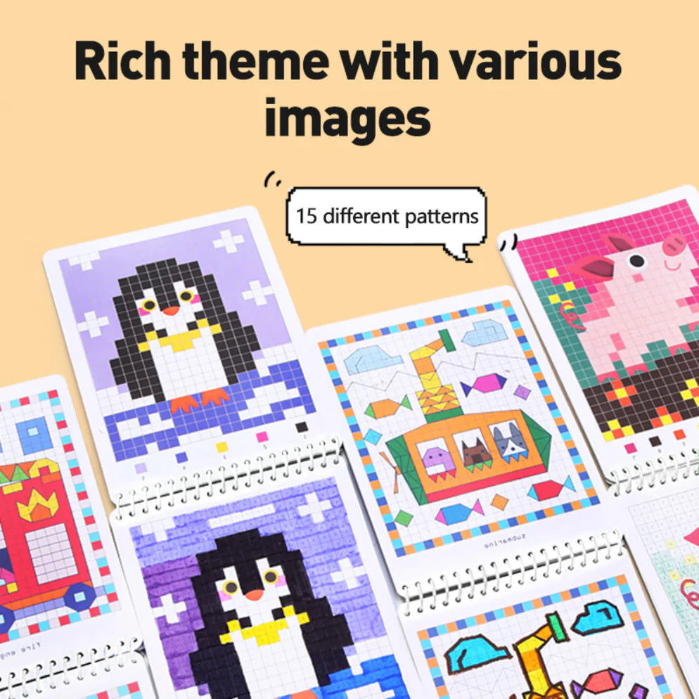 Jar Melo Pixel Pictures Colouring Books