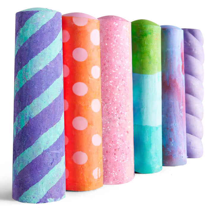 Jar Melo Rainbow Wow Sidewalk Chalk-36 Colors