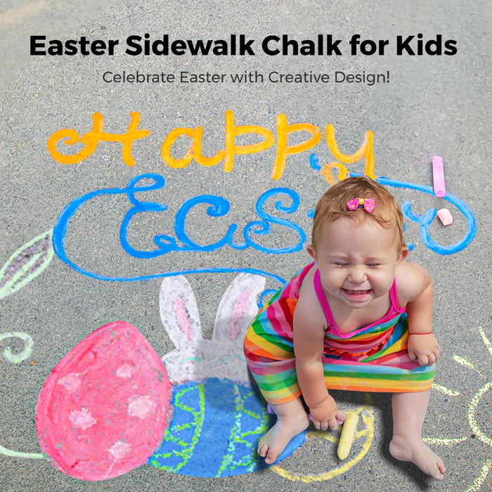 Jar Melo Rainbow Wow Sidewalk Chalk-36 Colors