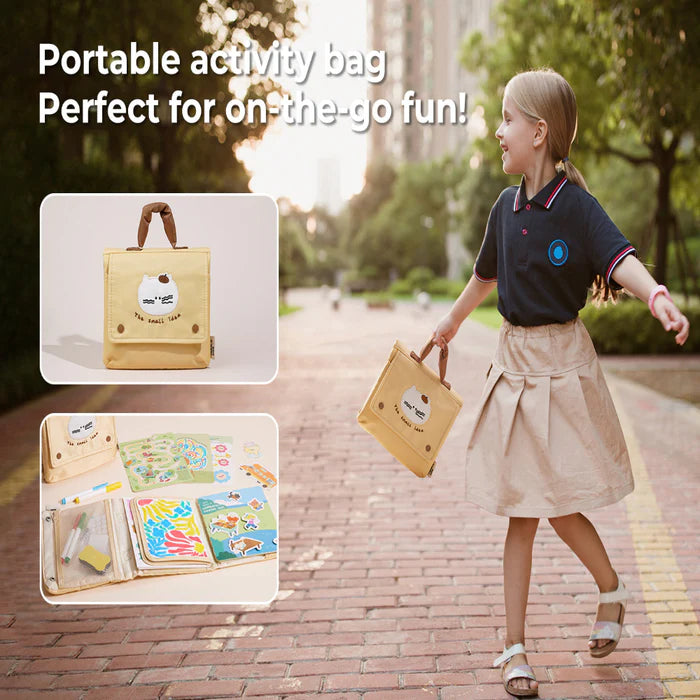 Jar Melo Travel Mate Activity Bag-Purring Kitten