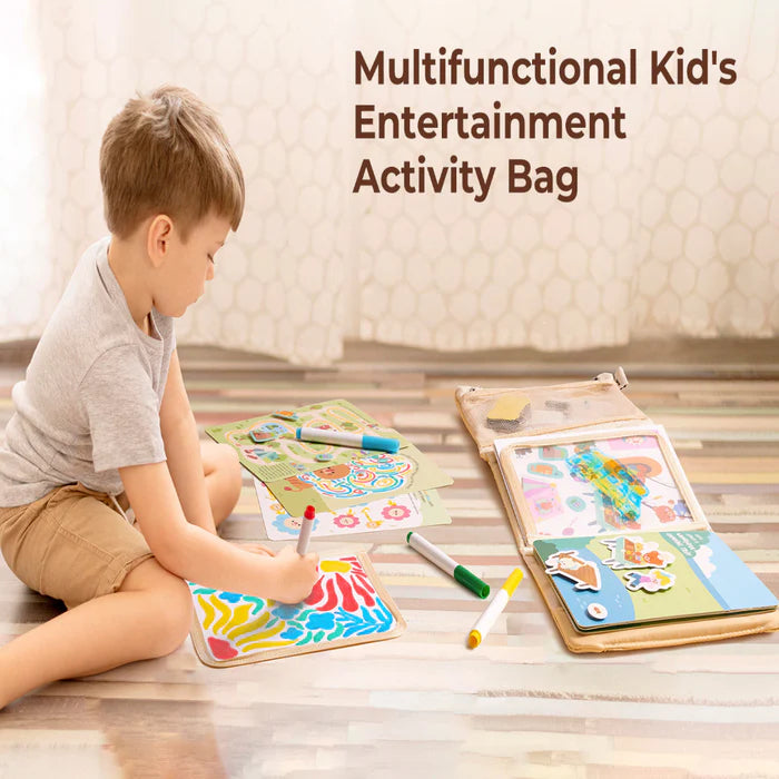 Jar Melo Travel Mate Activity Bag-Purring Kitten