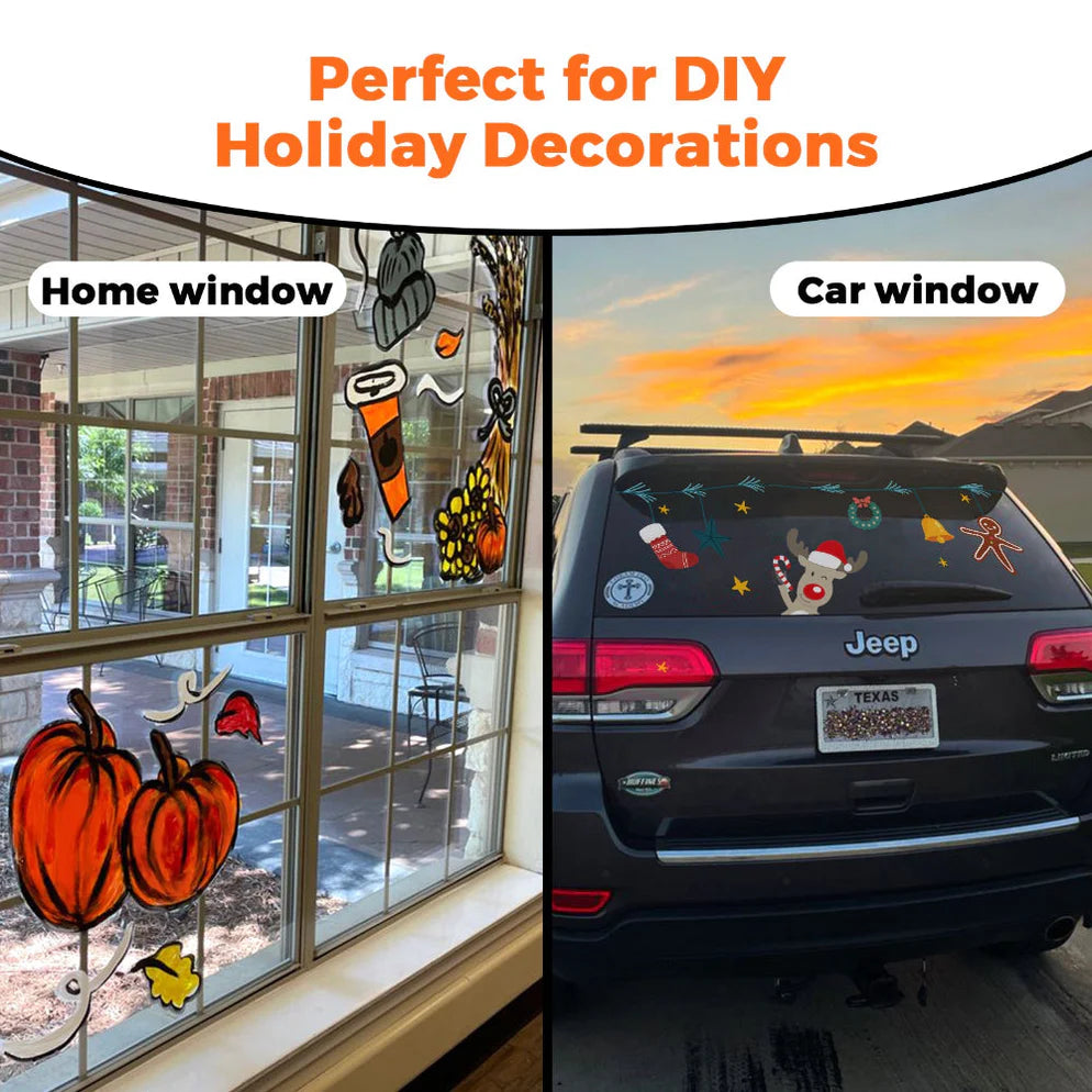 Jar Melo Window Crayons - 12 Colors