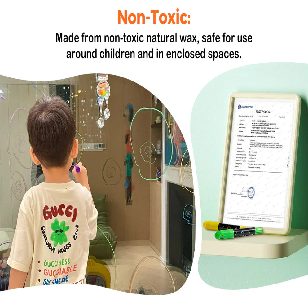 Jar Melo Window Crayons - 12 Colors