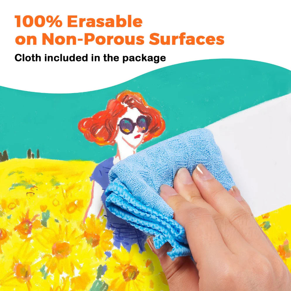 Jar Melo Window Crayons - 12 Colors