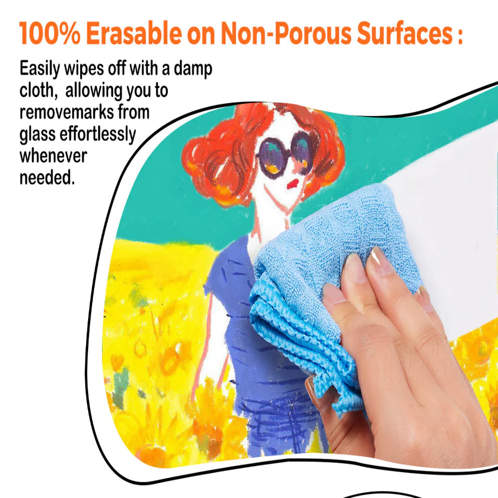 Jar Melo Window Crayons - 12 Colors