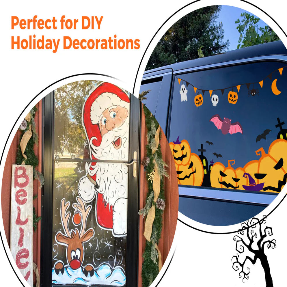 Jar Melo Window Crayons - 12 Colors