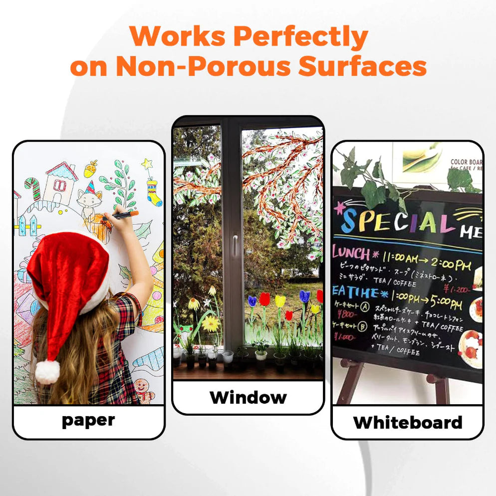 Jar Melo Window Crayons - 12 Colors