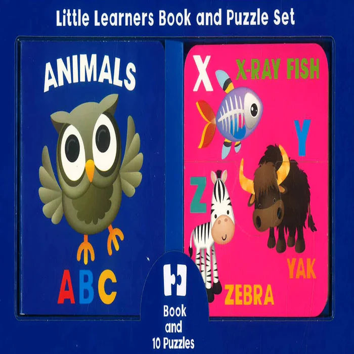 Little Learners Book And Puzzle Set - Board Book