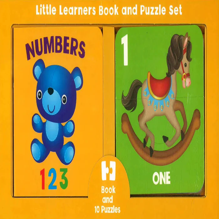Little Learners Book And Puzzle Set - Board Book