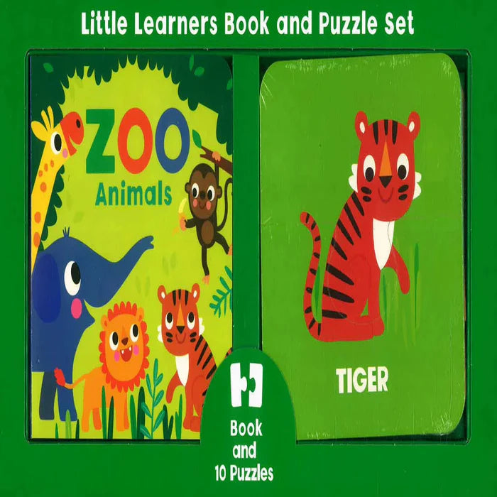 Little Learners Book And Puzzle Set - Board Book