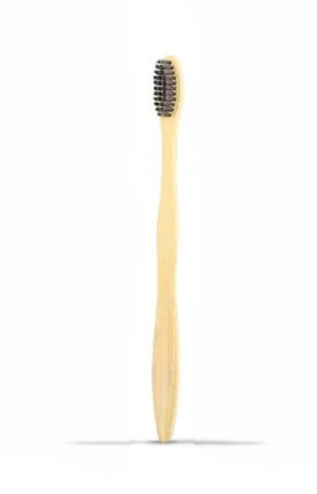 Bamboo Toothbrush for Moms - with Charcoal Activated Soft Bristles