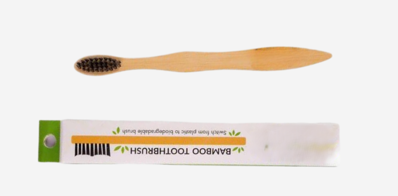 Bamboo Toothbrush for Moms - with Charcoal Activated Soft Bristles