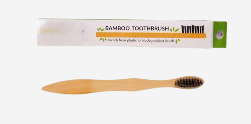 Bamboo Toothbrush for Moms - with Charcoal Activated Soft Bristles