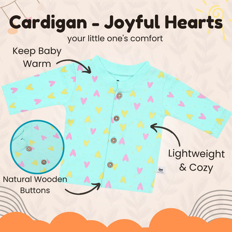 Fleece Cotton Baby Boy & Girls Sweater | Cardigan - Joyful Hearts